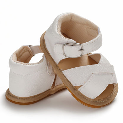 Scarpe per bambini da 0-1 anno Suola Oxford antiscivolo Sandali per bambini da 0-12 mesi