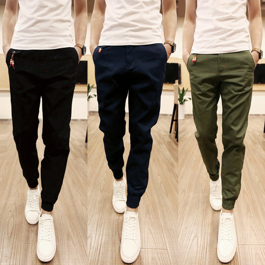 Men's Straight-leg Pants, Men's Cotton Summer Thin Pants, Boys' Pants