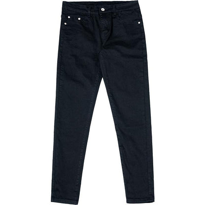 All-match Stretch Jeans Mens 9-point Slim Feet