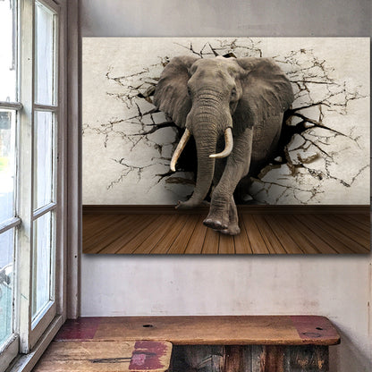 Creative Home Decor Elephant Canvas Painting